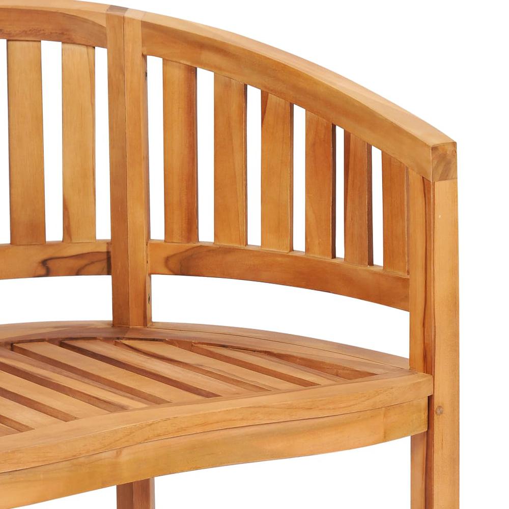 vidaXL Banana Chairs 2 pcs Solid Teak Wood, 48019. Picture 6