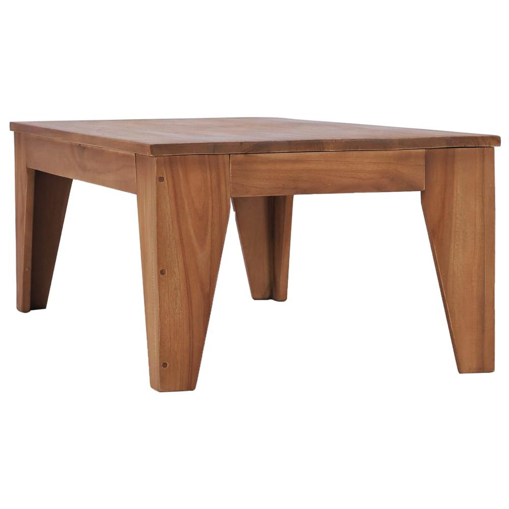 vidaXL Coffee Table 47.2"x23.6"x15.7" Solid Teak Wood, 286273. Picture 3