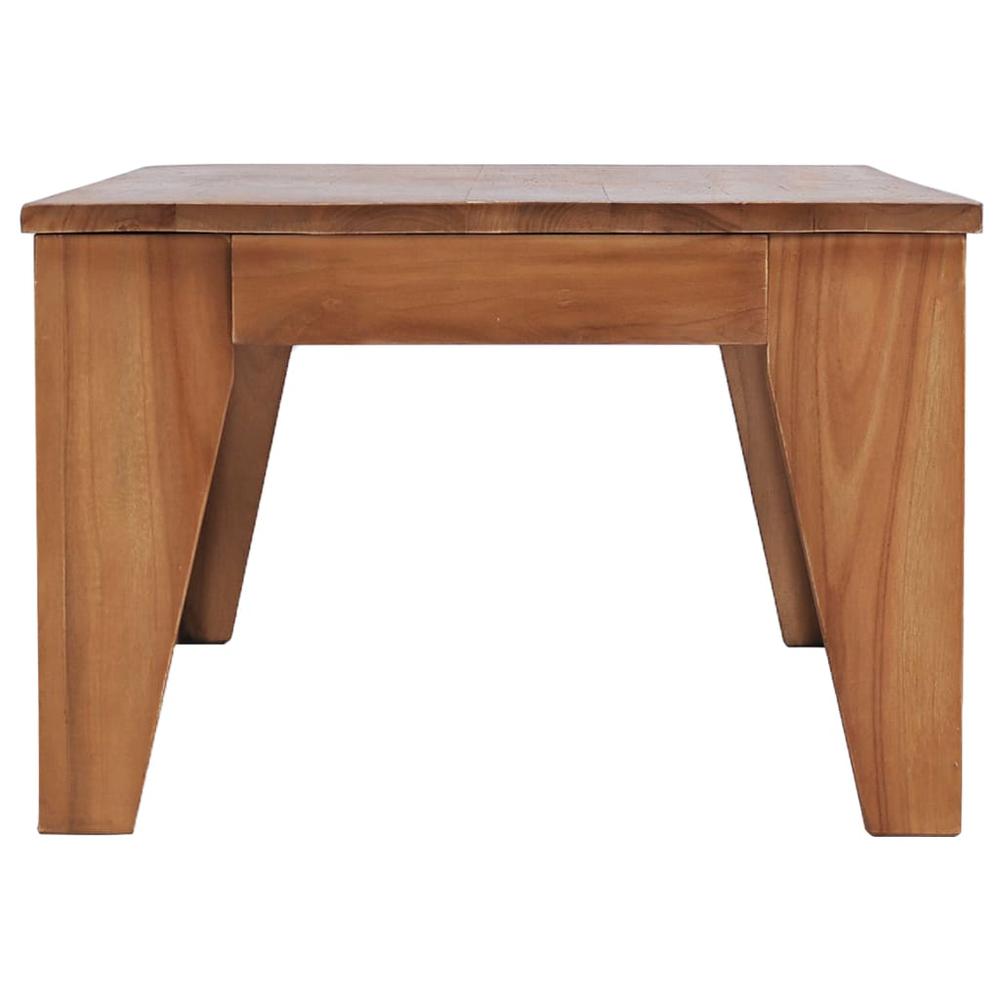 vidaXL Coffee Table 47.2"x23.6"x15.7" Solid Teak Wood, 286273. Picture 4