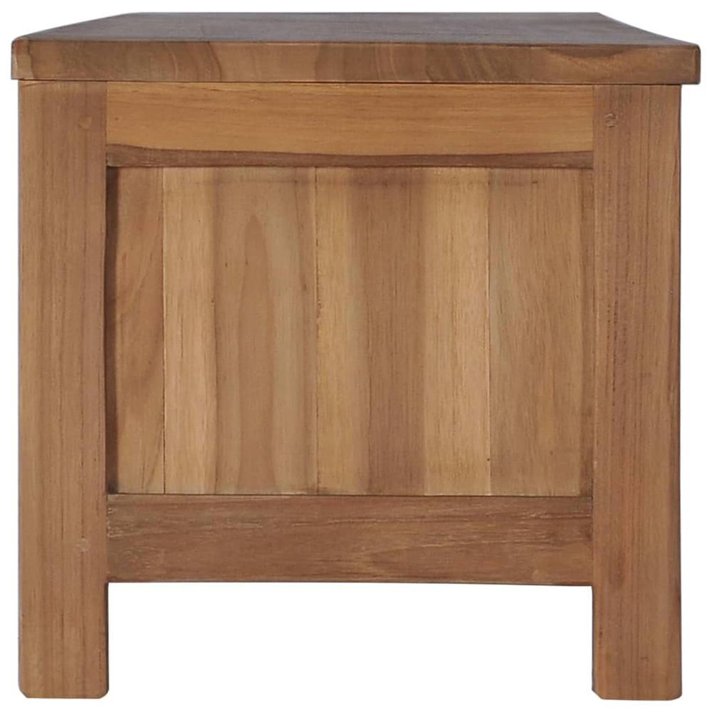 vidaXL TV Cabinet 59.1"x11.8"x11.8" Solid Teak Wood, 286276. Picture 5