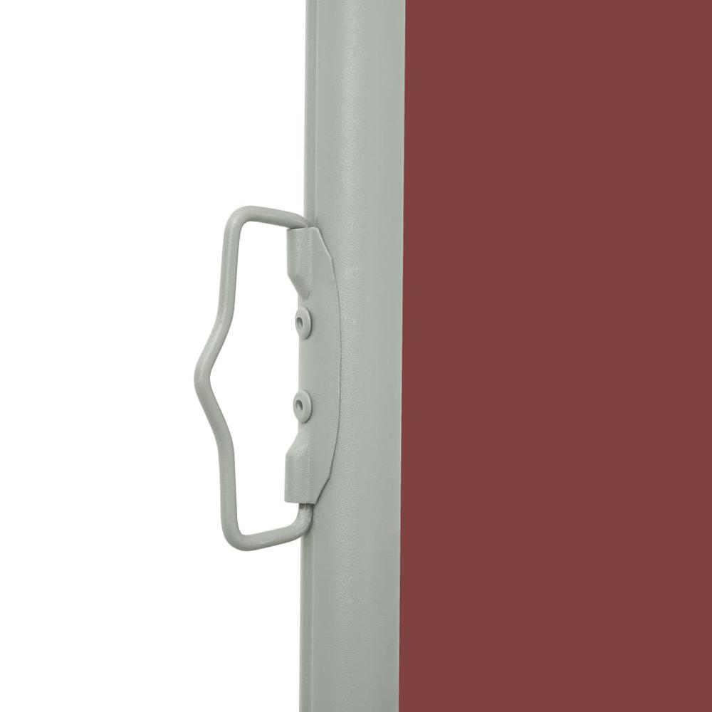 vidaXL Patio Retractable Side Awning 55.1"x196.9" Brown, 48399. Picture 4