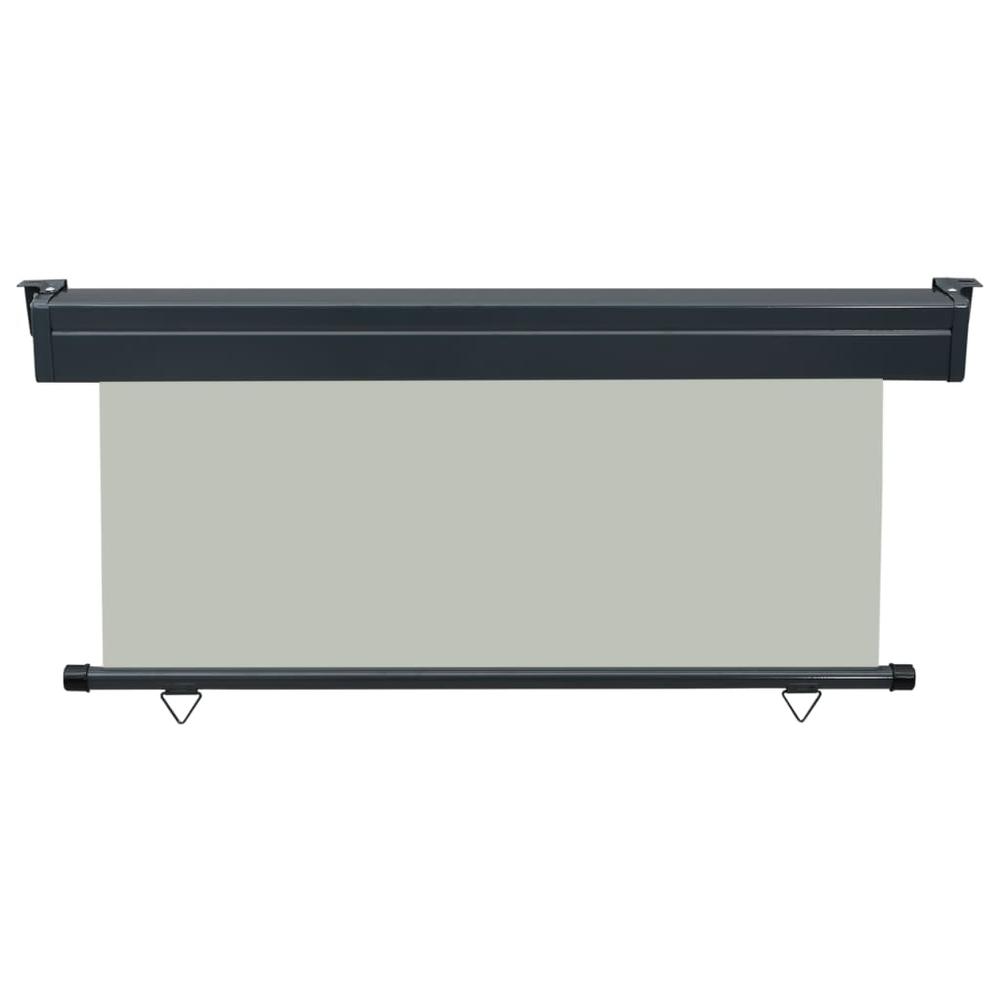 vidaXL Balcony Side Awning 66.9"x98.4" Gray, 48440. Picture 4