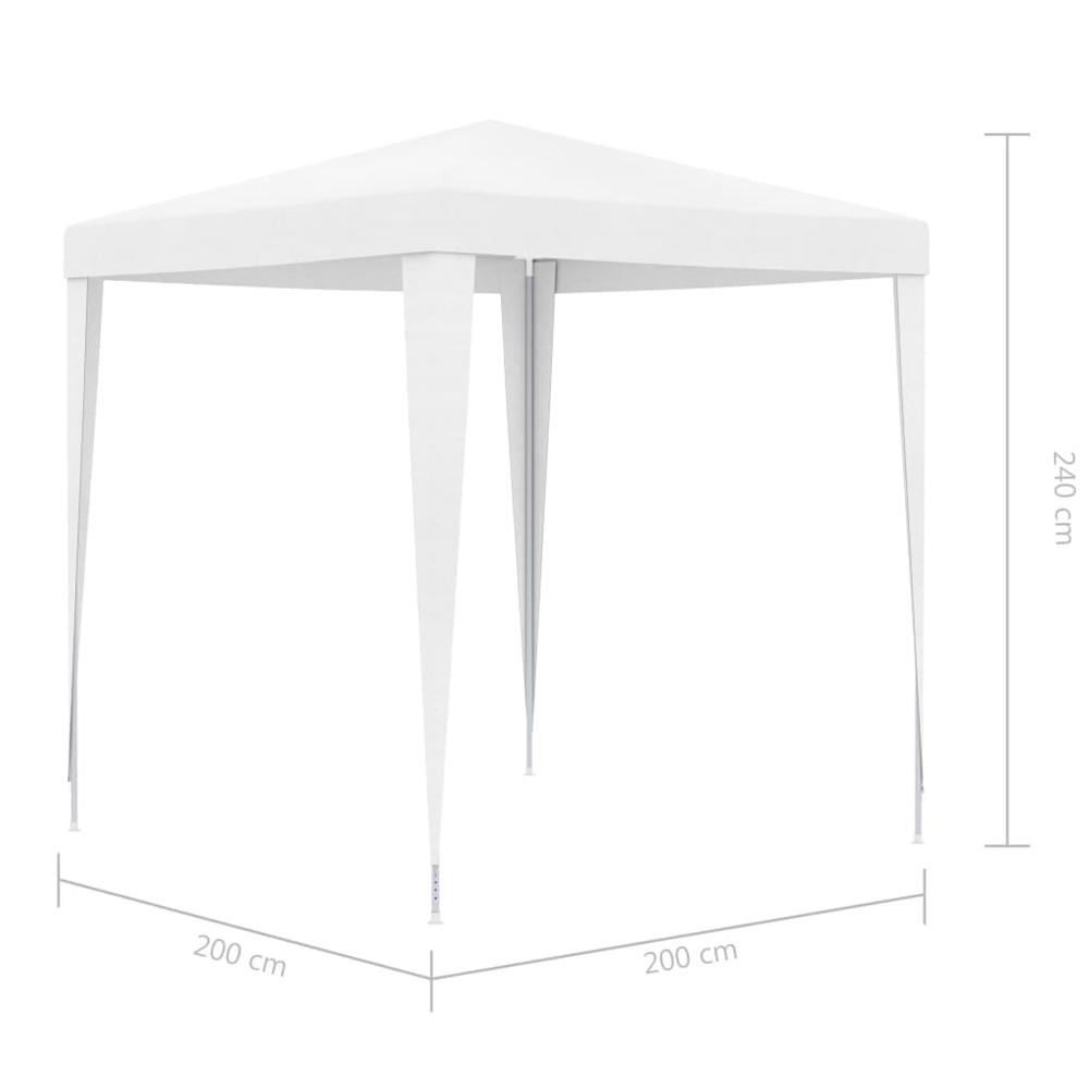 vidaXL Party Tent 6.6'x6.6' White. Picture 6