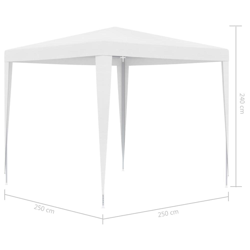vidaXL Party Tent 8.2'x8.2' White. Picture 7
