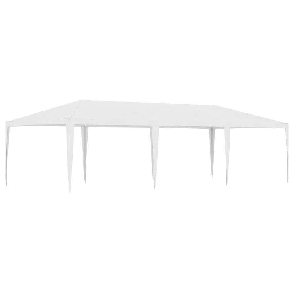 vidaXL Party Tent 13.1'x29.5' White, 48500. Picture 1
