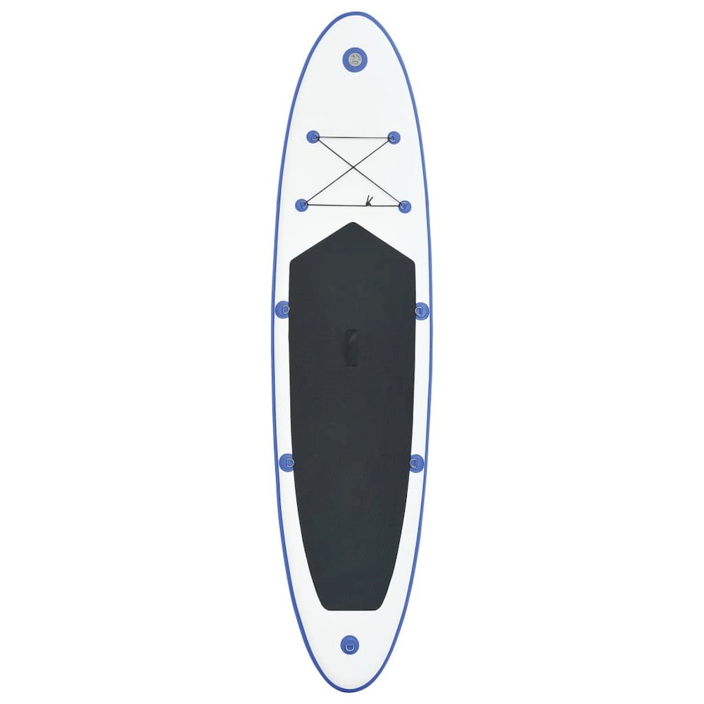 vidaXL Stand Up Paddle Board Set SUP Surfboard Inflatable Blue and White, 92204. Picture 3