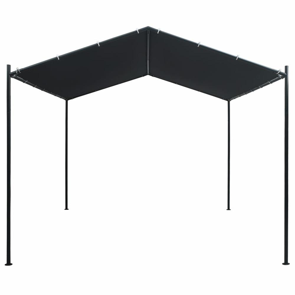 vidaXL Gazebo Pavilion Tent Canopy 9.8ft x9.8ft Steel Anthracite, 47963. Picture 3