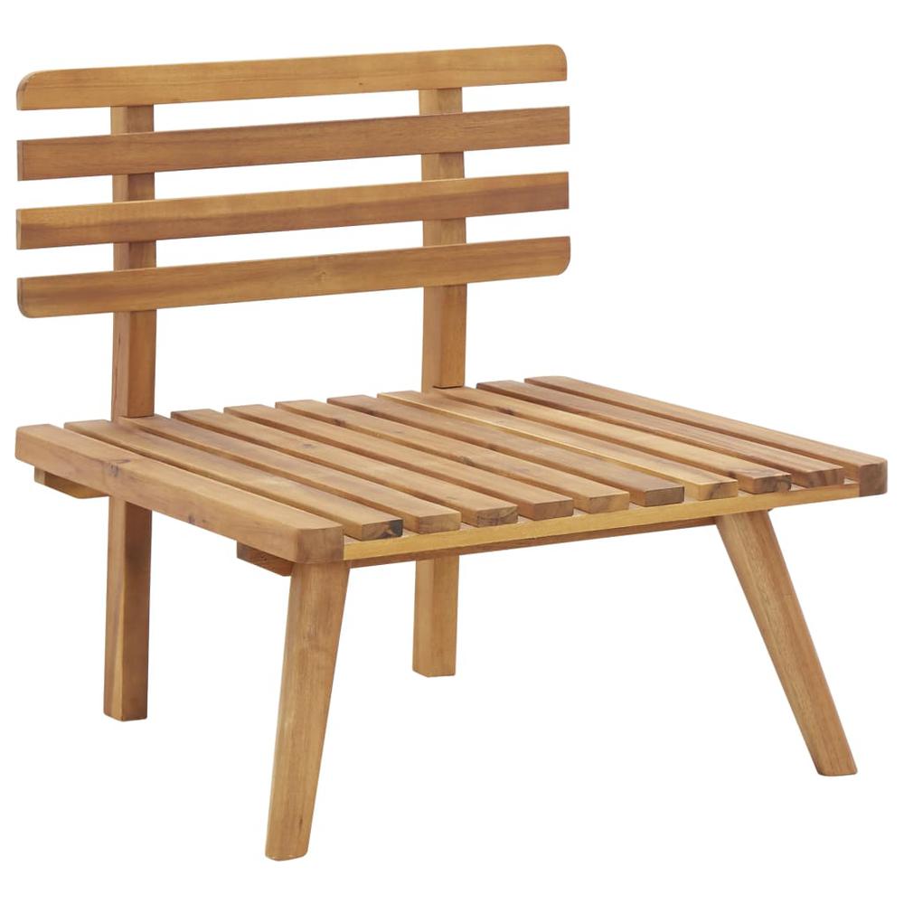 vidaXL Garden Chair with Cushions Solid Acacia Wood, 46671. Picture 5