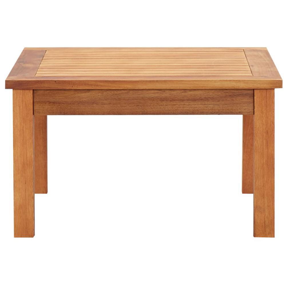 vidaXL Garden Coffee Table 23.6"x23.6"x14.2" Solid Acacia Wood, 46004. Picture 2