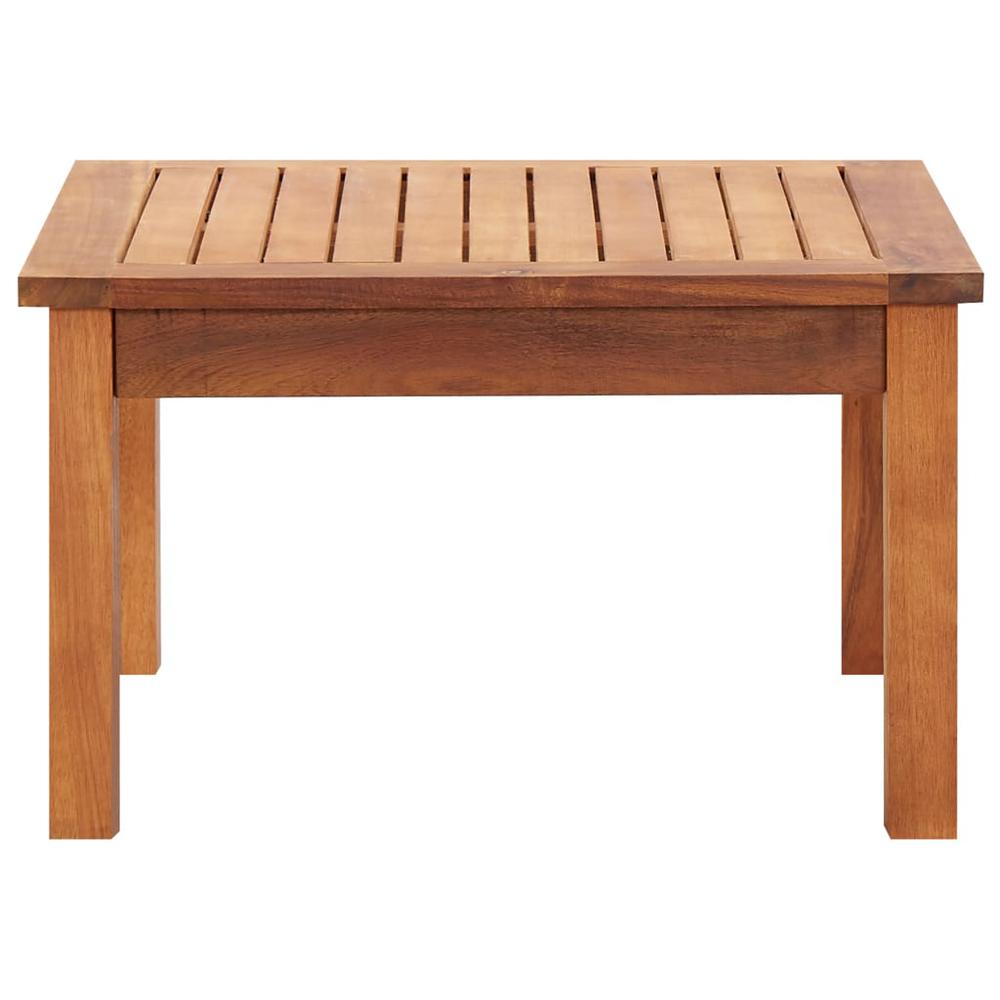 vidaXL Garden Coffee Table 23.6"x23.6"x14.2" Solid Acacia Wood, 46004. Picture 3