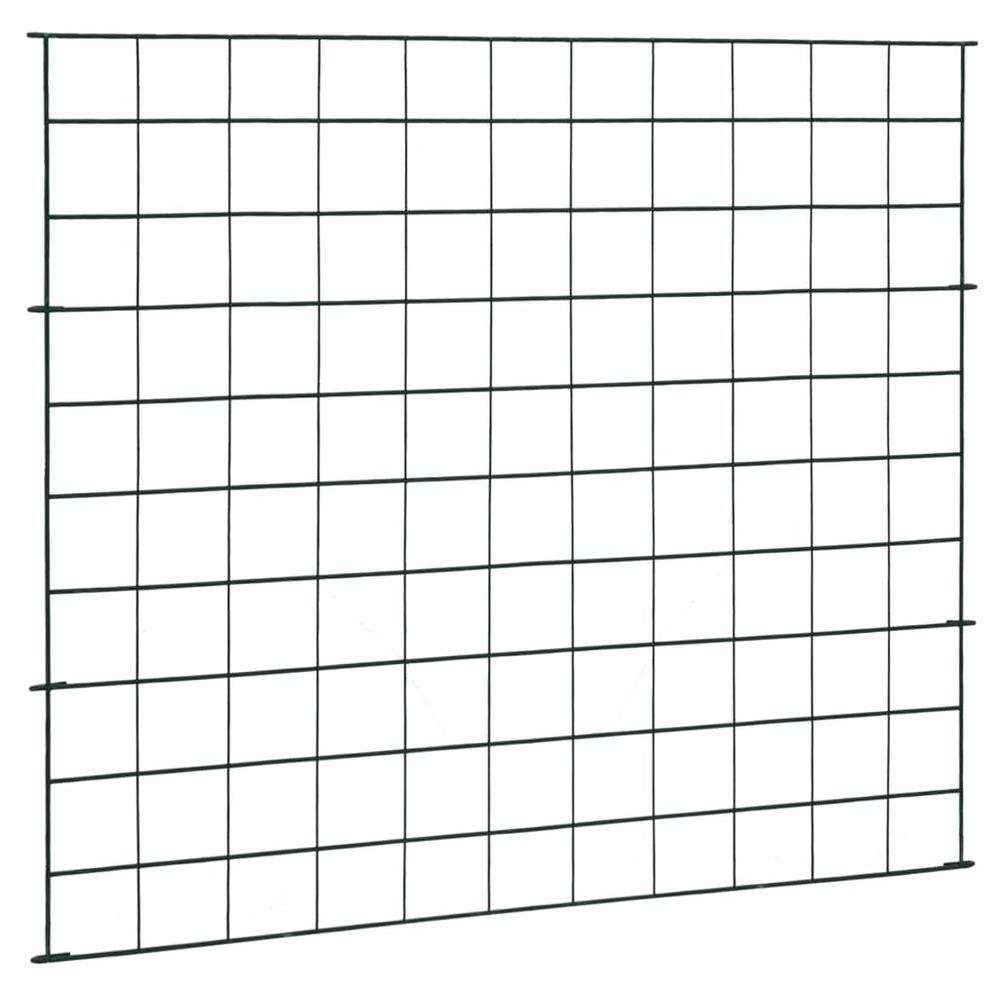 Garden Fence Set 30.5"x25.2" Green. Picture 2
