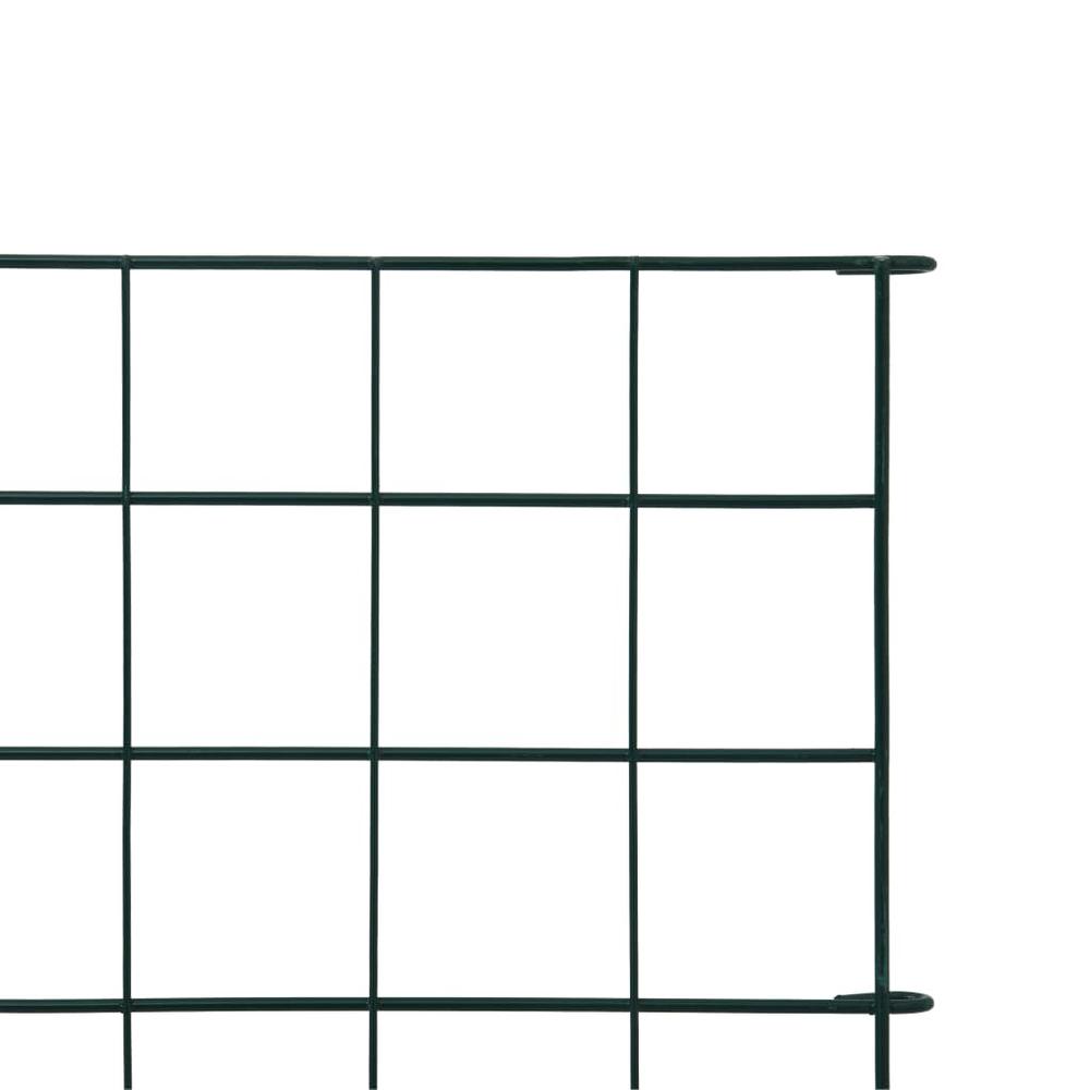 Garden Fence Set 30.5"x25.2" Green. Picture 3