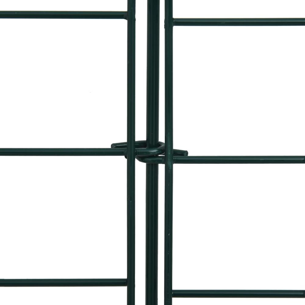 Garden Fence Set 30.5"x25.2" Green. Picture 4