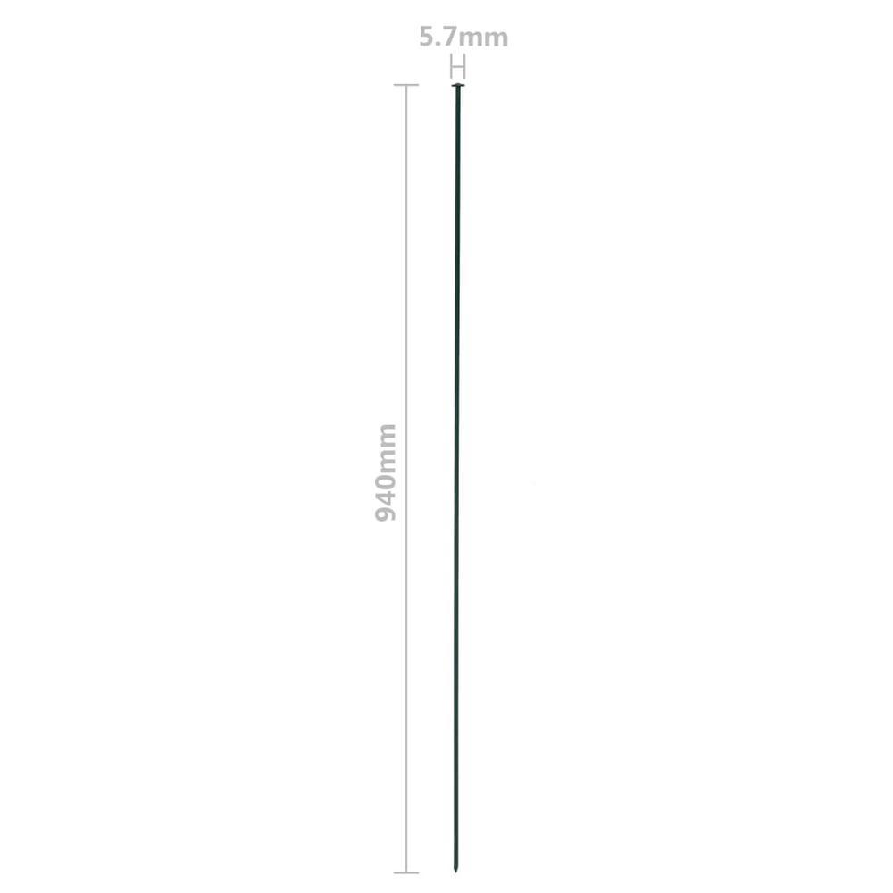 Garden Fence Set 30.5"x25.2" Green. Picture 7