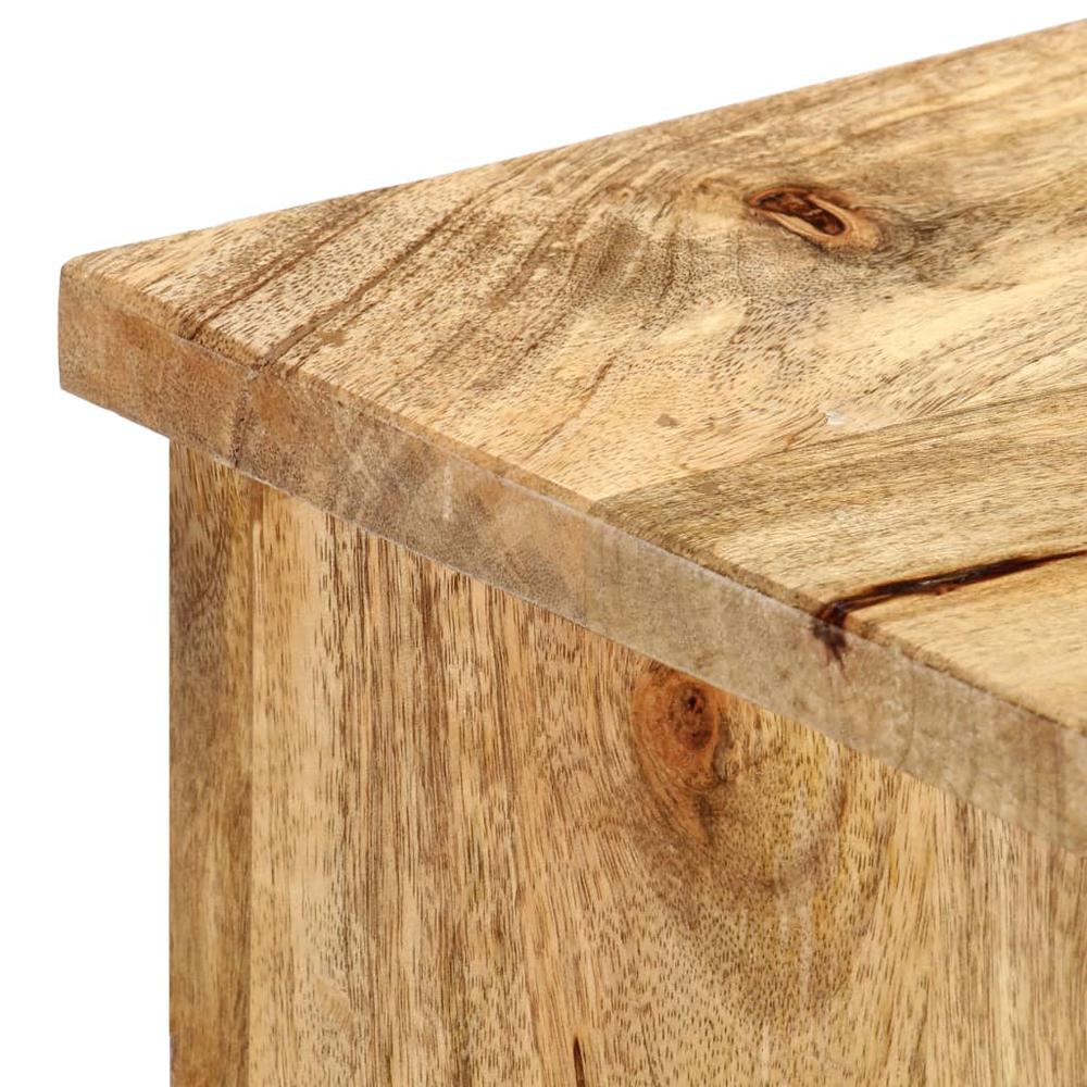 vidaXL Sideboard 39.4"x13.8"x23.6" Solid Mango Wood, 285862. Picture 4