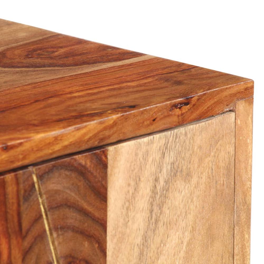 vidaXL Sideboard 46.5"x11.8"x29.5" Solid Sheesham Wood, 285874. Picture 5