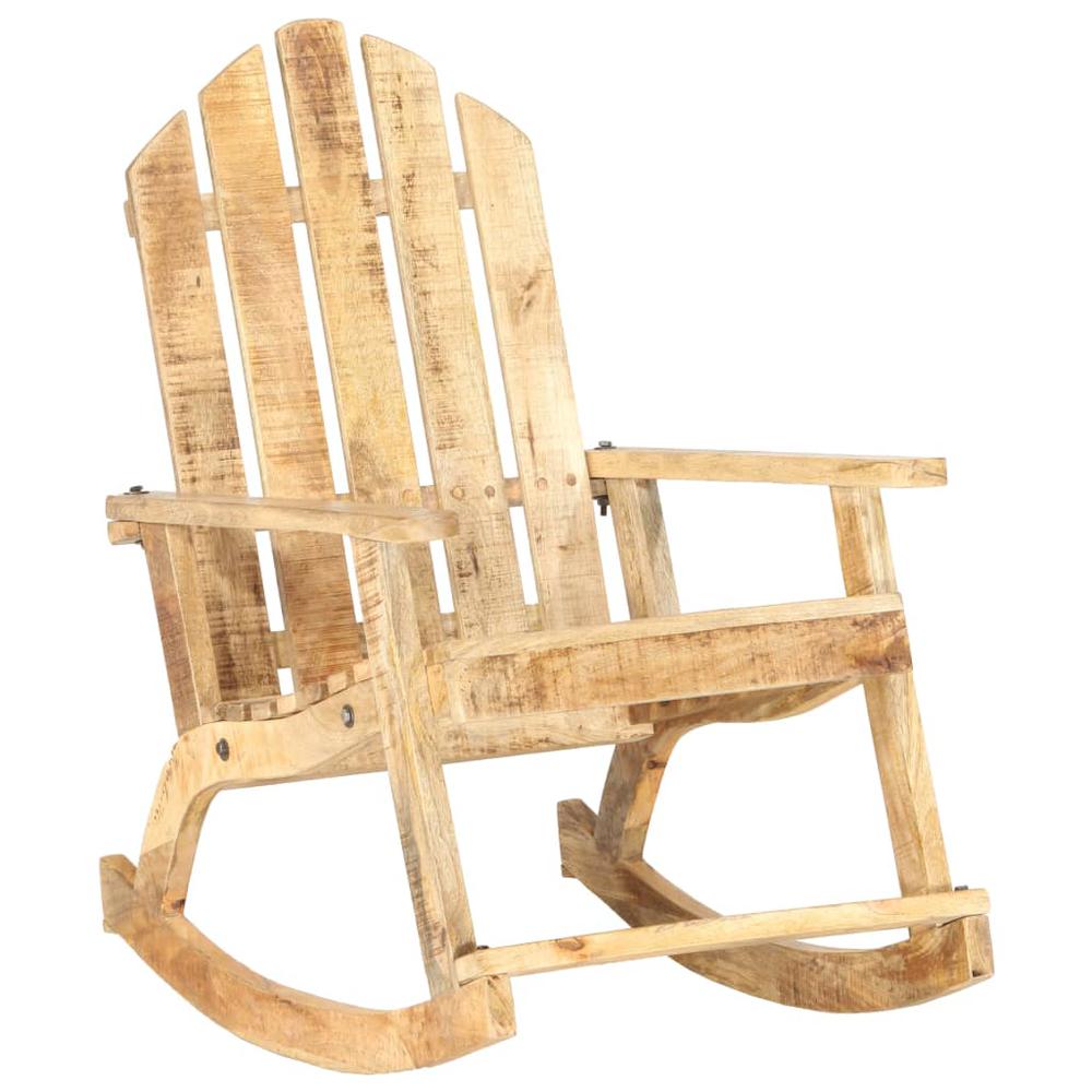 vidaXL Garden Rocking Chair Solid Mango Wood. Picture 10