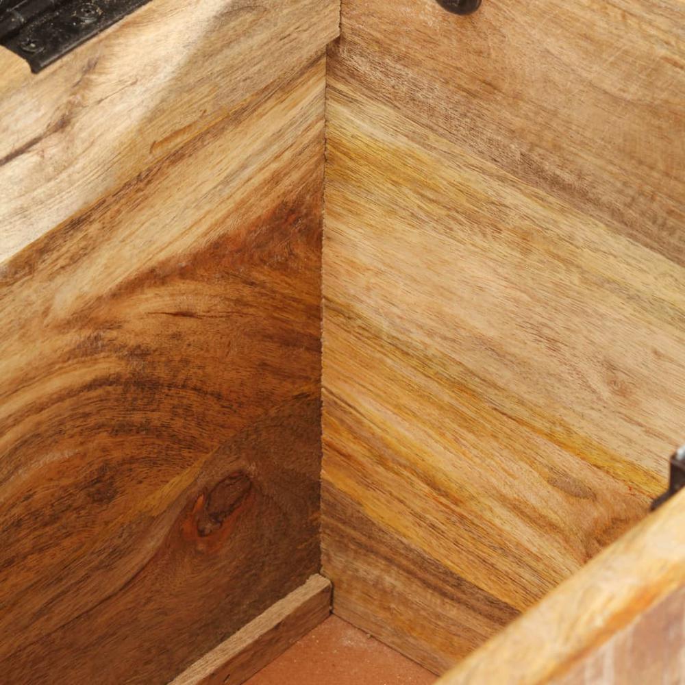 vidaXL Hall Bench 40.6"x13"x28.3" Solid Mango Wood, 285904. Picture 2
