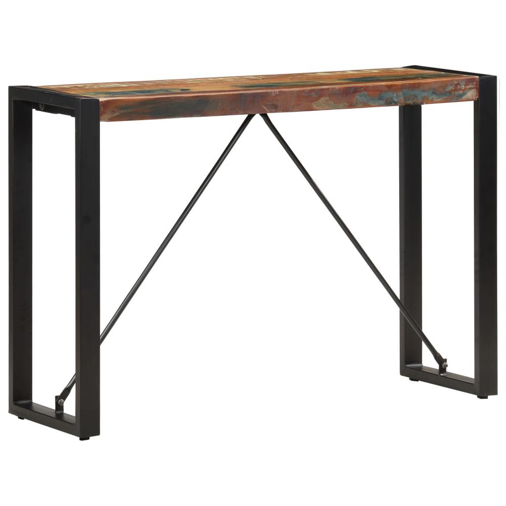 vidaXL Console Table 43.3"x13.8"x29.9" Solid Reclaimed Wood. Picture 7