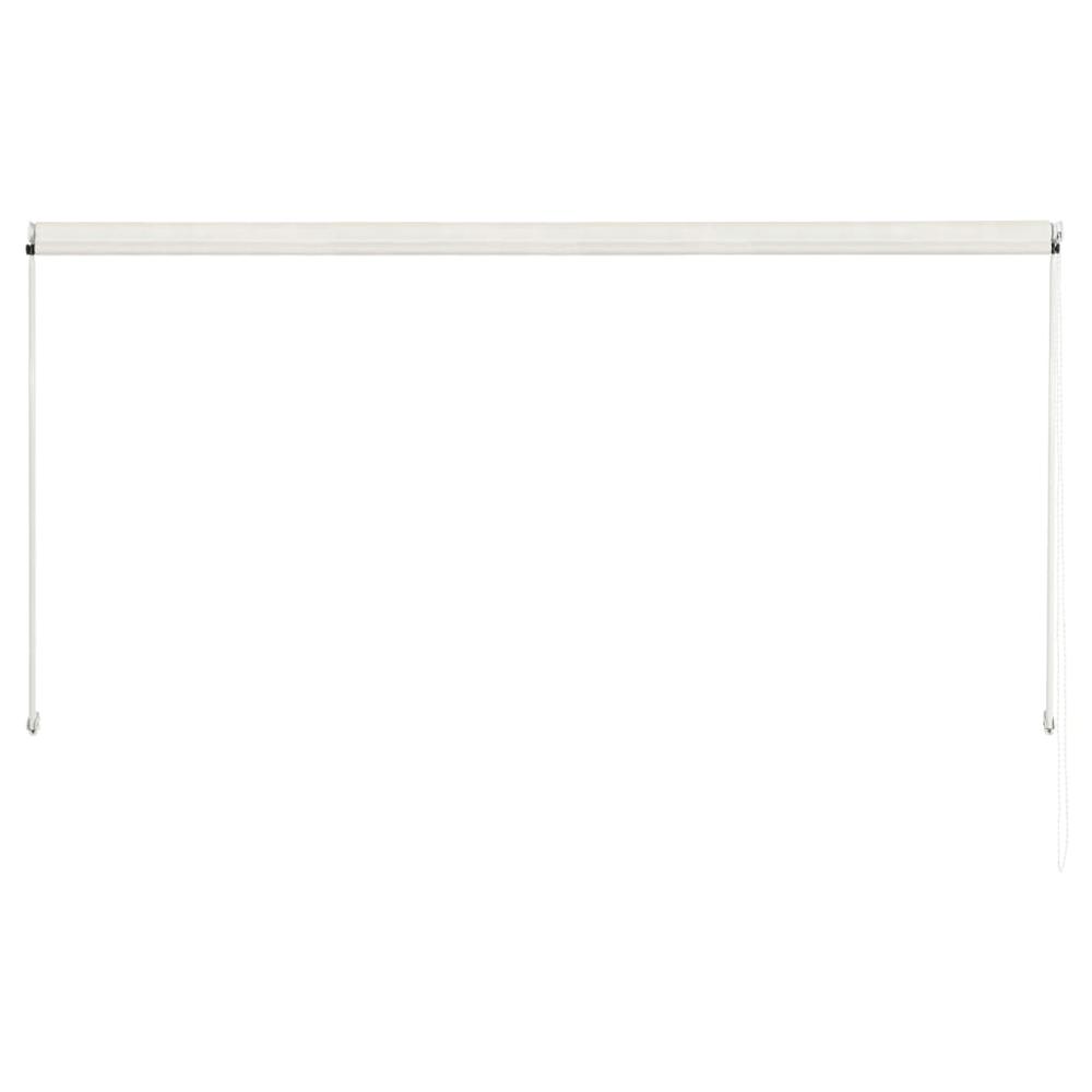 vidaXL Retractable Awning 98.4"x59.1" Cream. Picture 5