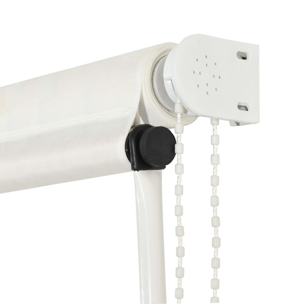 vidaXL Retractable Awning 98.4"x59.1" Cream. Picture 6