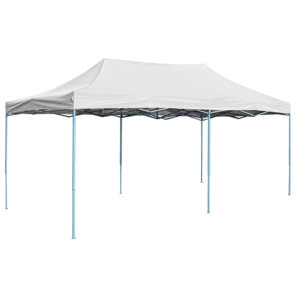 vidaXL Professional Folding Party Tent 118.1"x236.2" Steel White, 48864. Picture 1
