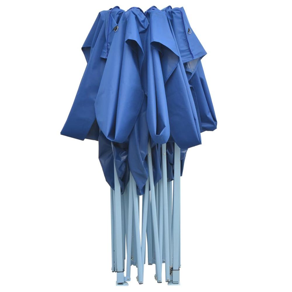 vidaXL Professional Folding Party Tent 118.1"x157.5" Steel Blue, 48889. Picture 5