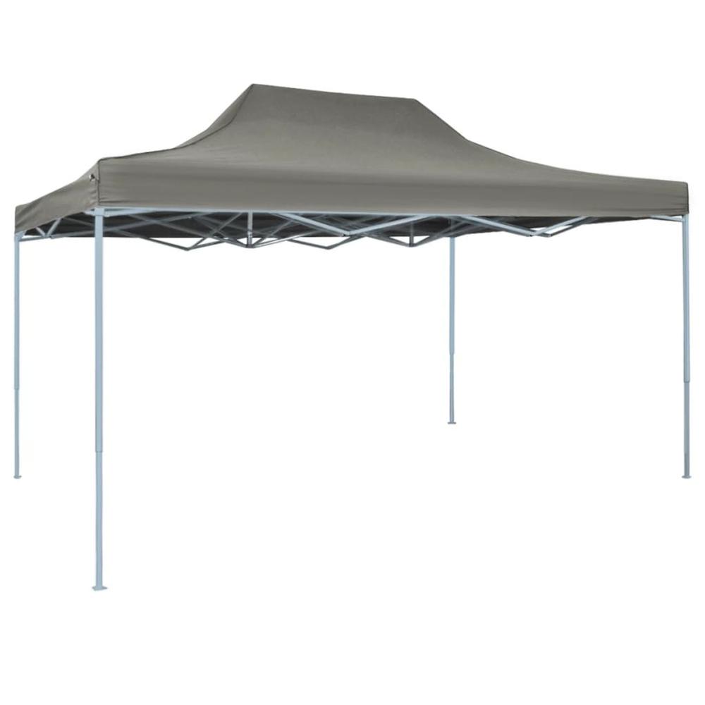 vidaXL Professional Folding Party Tent 118.1"x157.5" Steel Anthracite, 48895. Picture 1