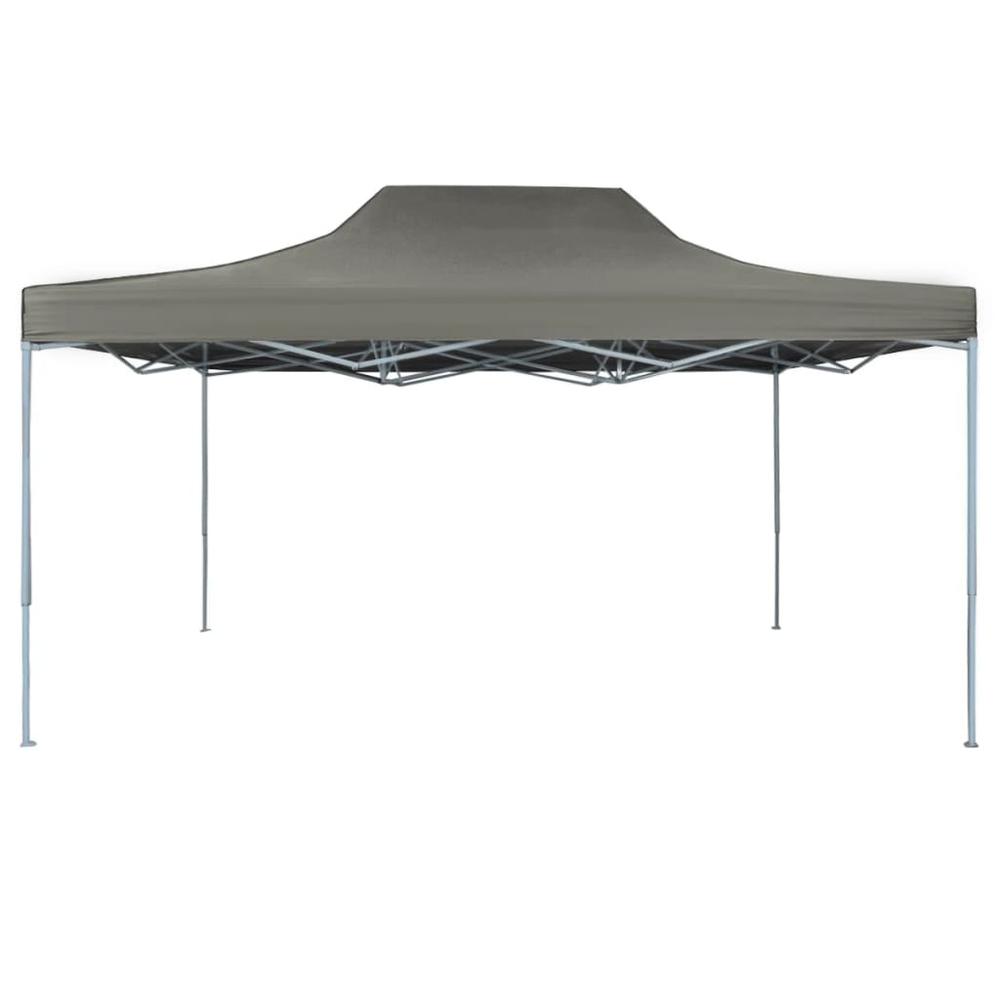 vidaXL Professional Folding Party Tent 118.1"x157.5" Steel Anthracite, 48895. Picture 2
