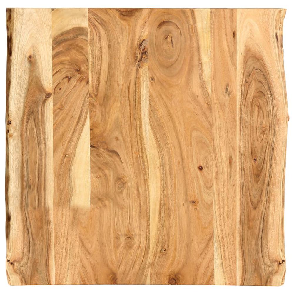 vidaXL Table Top Solid Acacia Wood 23.6"x(19.7"-23.6")x1" 6327. Picture 1