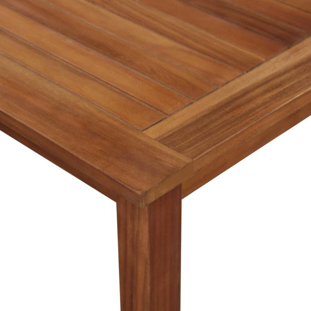 Patio Table 33.5"x33.5"x29.1" Solid Acacia Wood. Picture 2