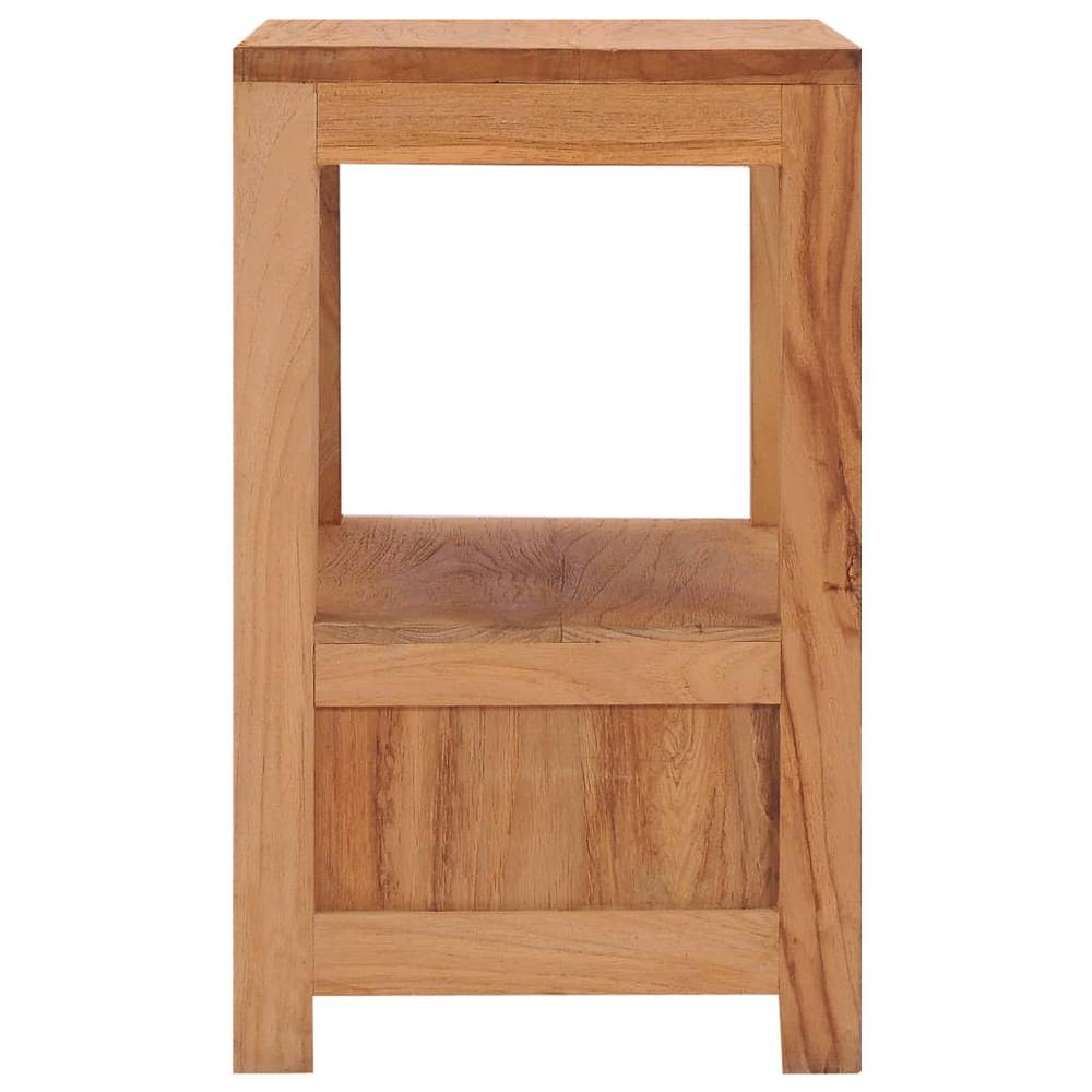 Bedside Cabinet 15.7"x11.8"x19.7" Solid Wood Teak. Picture 3