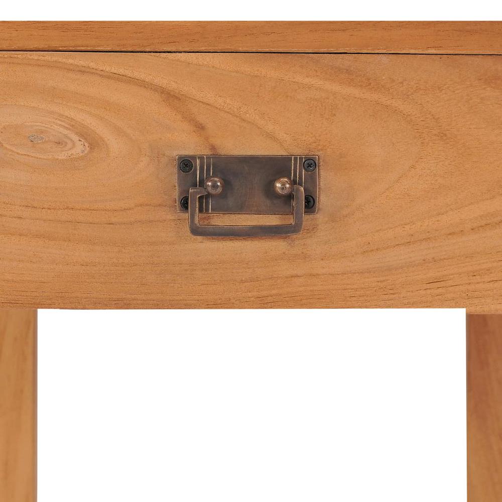 Bedside Cabinet 13.8"x13.8"x19.7" Solid Wood Teak. Picture 4