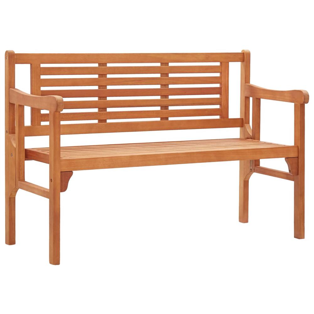 Foldable Patio Bench 47.2" Solid Wood Eucalyptus. Picture 1