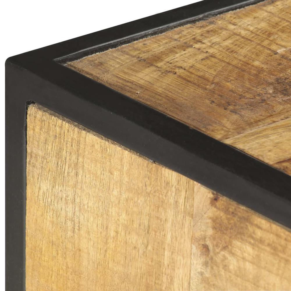 vidaXL TV Cabinet 51.2"x11.8"x15.4" Solid Mango Wood. Picture 6