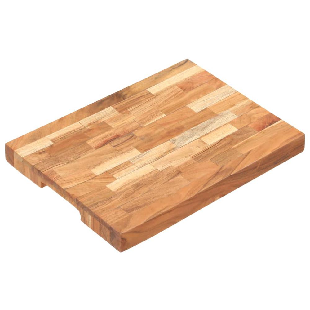 Chopping Board 15.7"x11.8"x1.6" Solid Wood Acacia. Picture 7