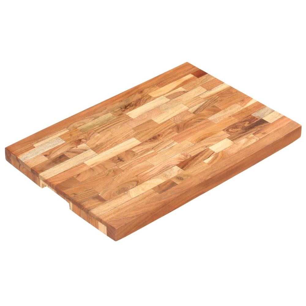 Chopping Board 23.6"x15.7"x1.6" Solid Wood Acacia. Picture 10