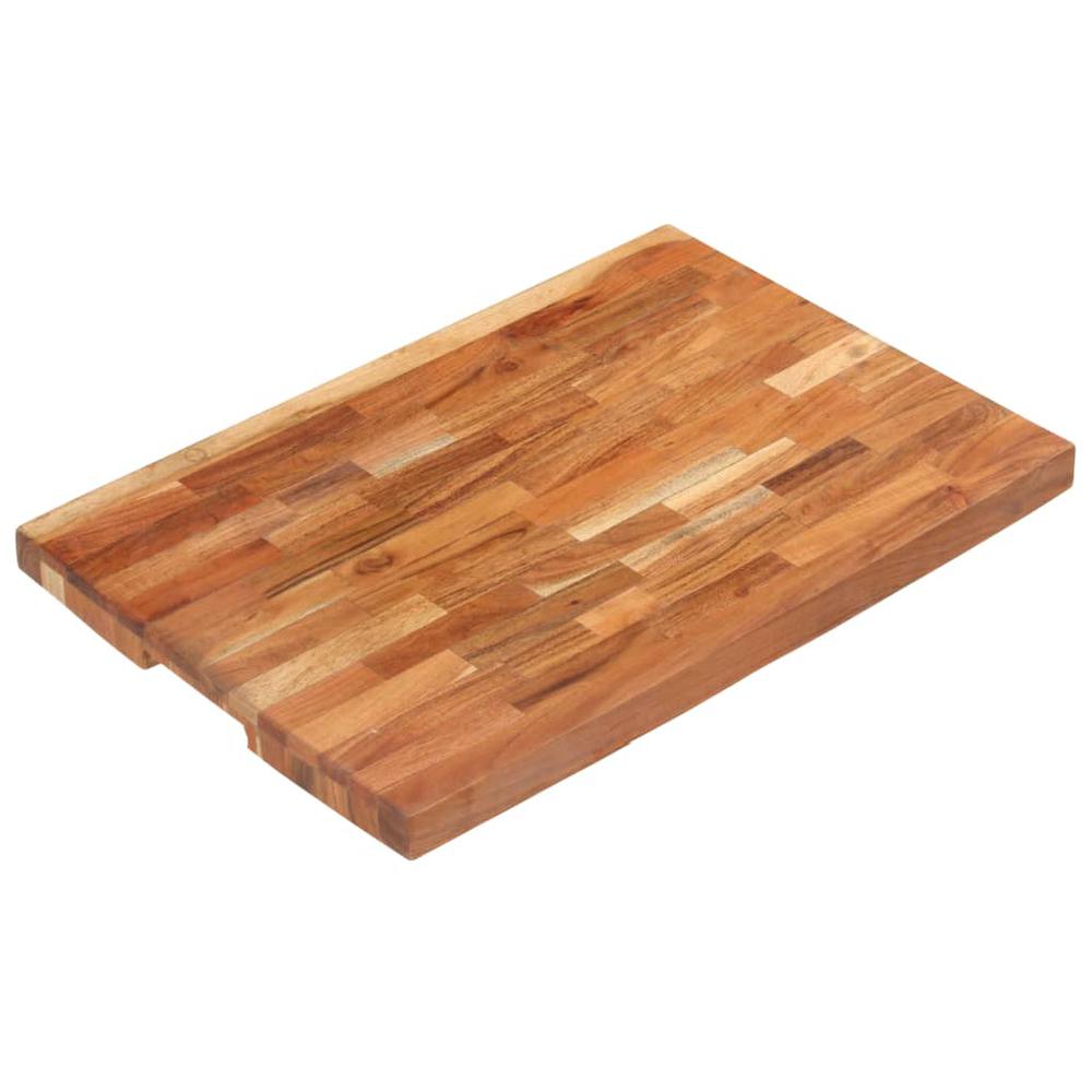 Chopping Board 23.6"x15.7"x1.6" Solid Wood Acacia. Picture 9