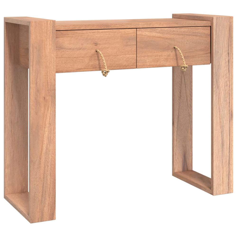 Console Table 35.4"x13.8"x29.5" Solid Teak Wood. Picture 1