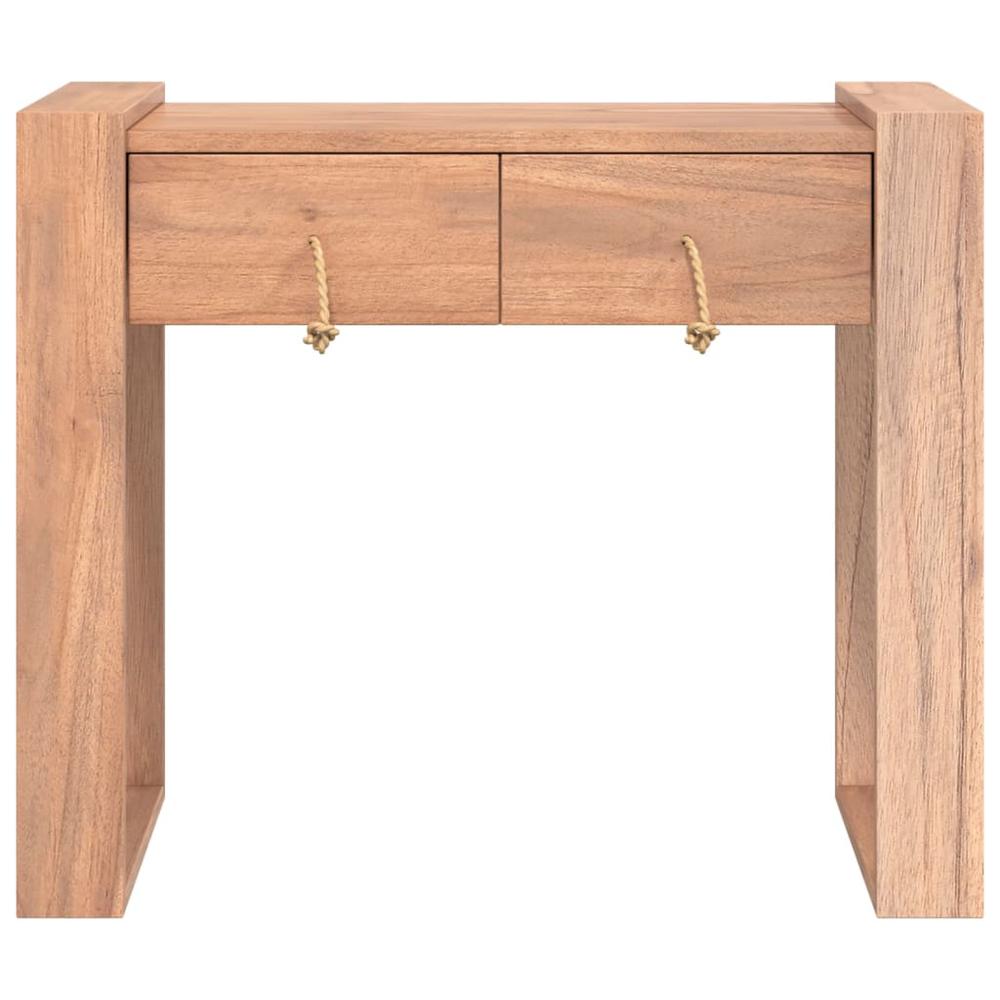 Console Table 35.4"x13.8"x29.5" Solid Teak Wood. Picture 3