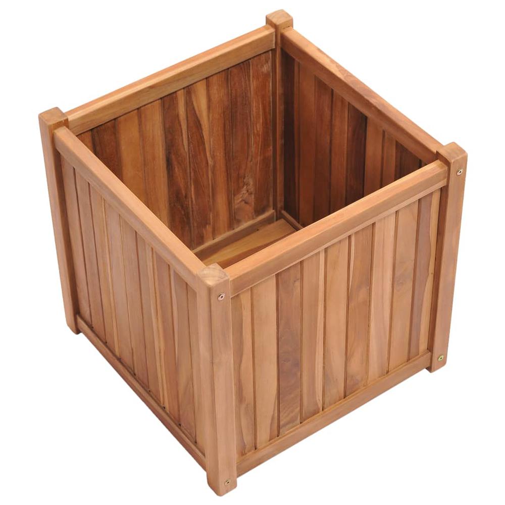 Raised Bed 19.7"x19.7"x19.7" Solid Wood Teak. Picture 2