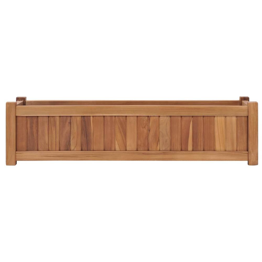 Raised Bed 39.4"x11.8"x9.8" Solid Wood Teak. Picture 2