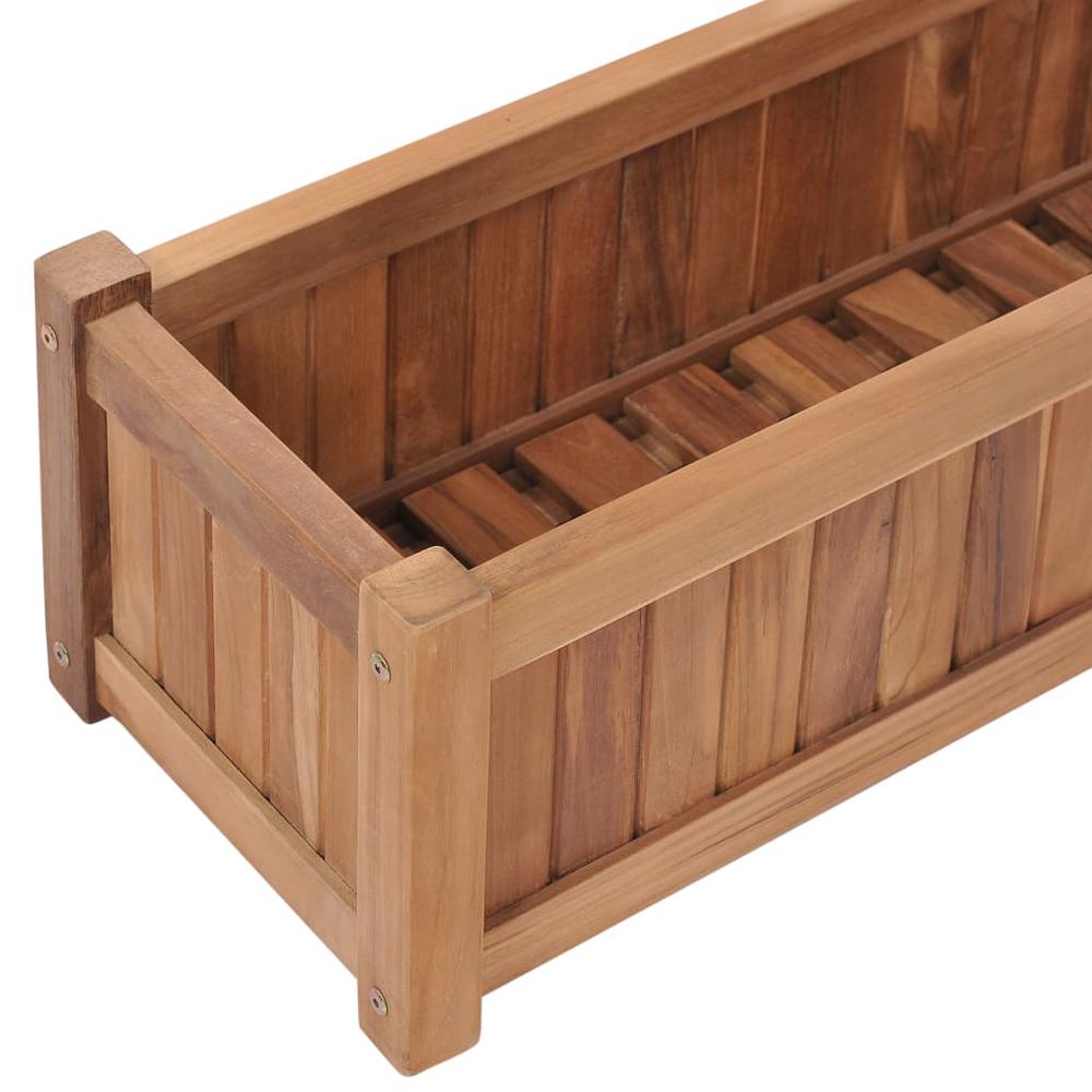Raised Bed 39.4"x11.8"x9.8" Solid Wood Teak. Picture 4