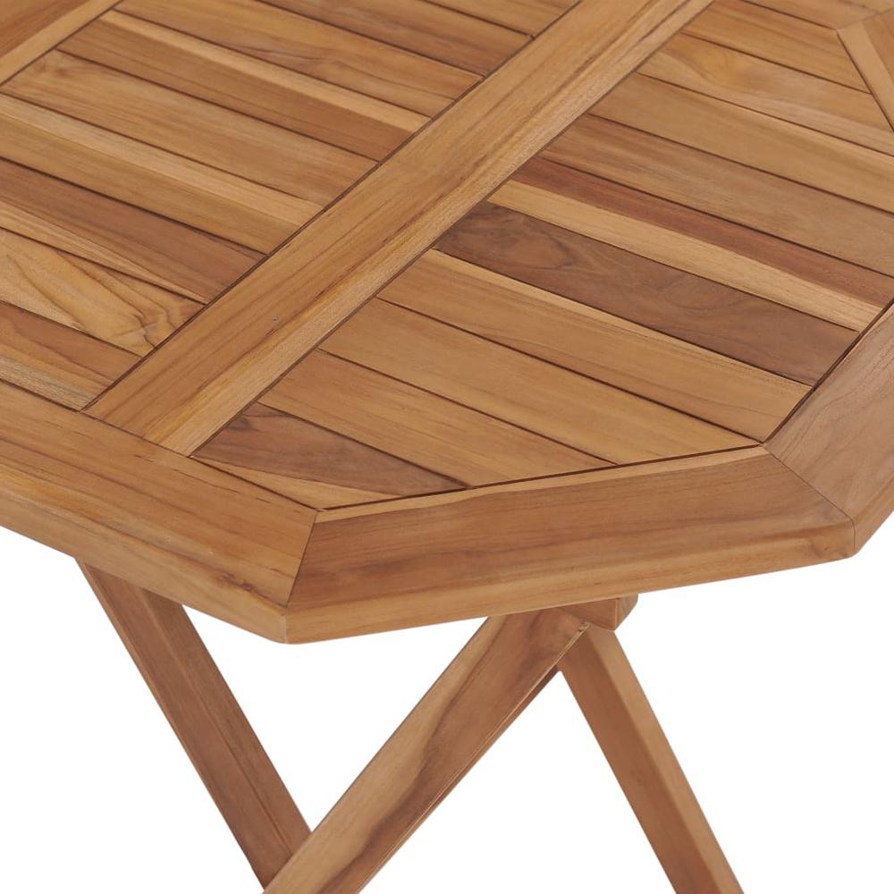 Folding Patio Table 23.6"x23.6"x29.5" Solid Teak Wood. Picture 4