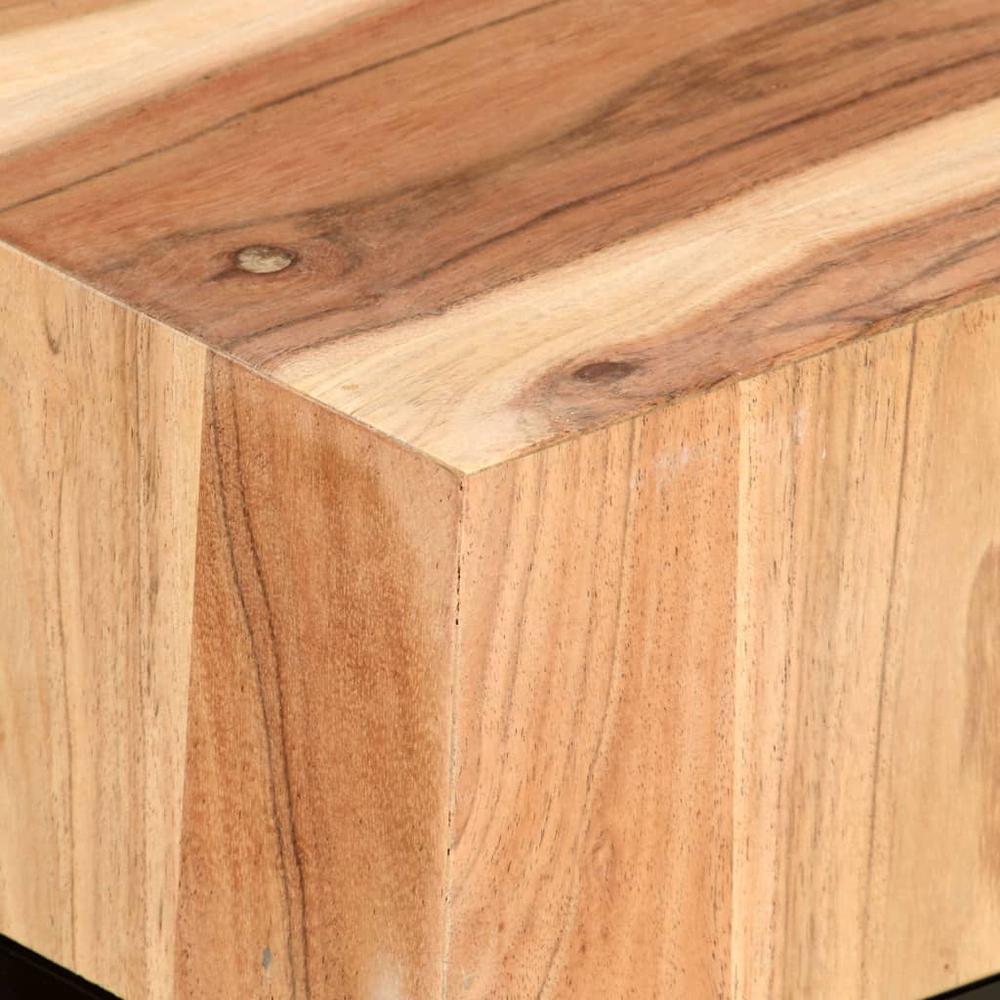 vidaXL Side Tables 2 pcs Solid Acacia Wood, 287351. Picture 2