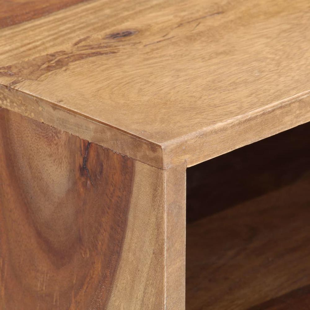 vidaXL Coffee Table 34.6"x21.7"x15.7" Solid Sheesham Wood, 287360. Picture 2