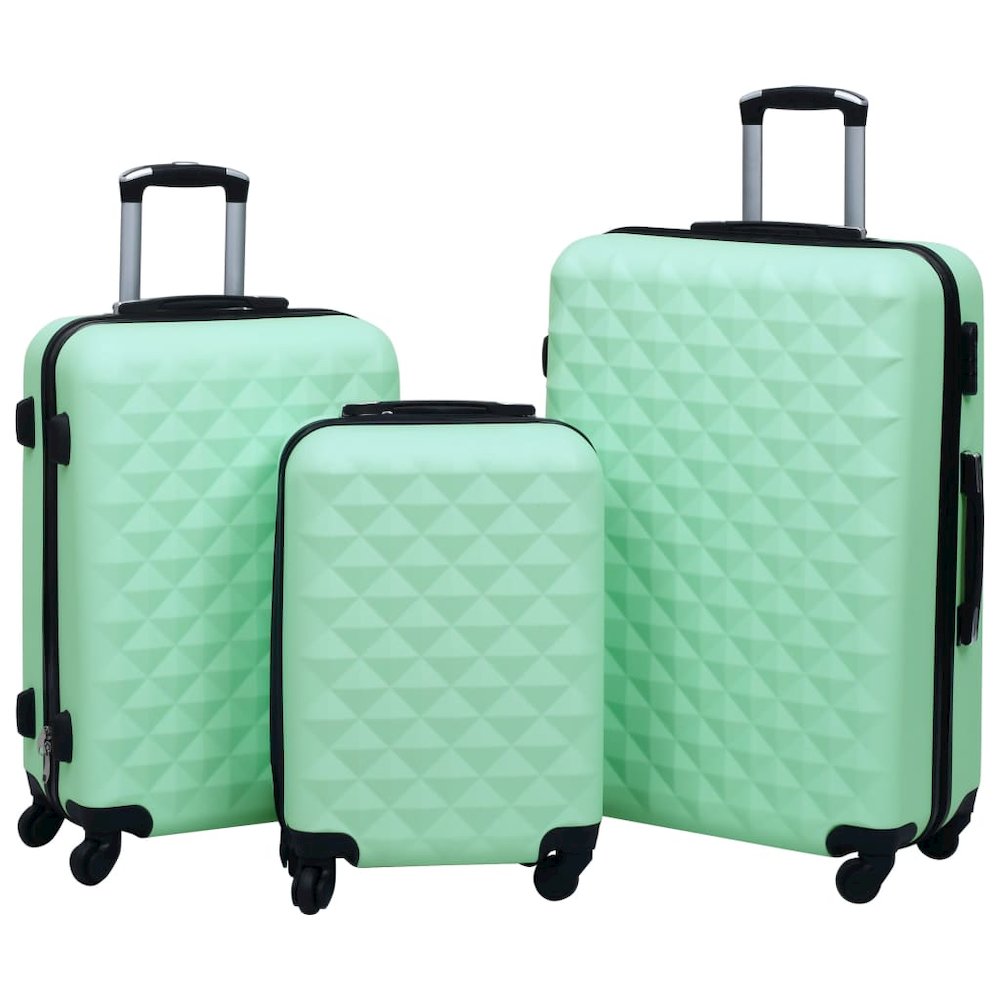 Hardcase Trolley Set 3 pcs Mint ABS. Picture 1