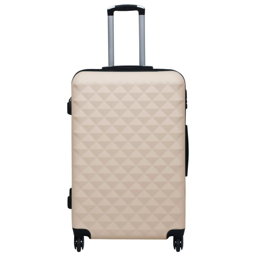 Hardcase Trolley Set 3 pcs Gold ABS. Picture 1
