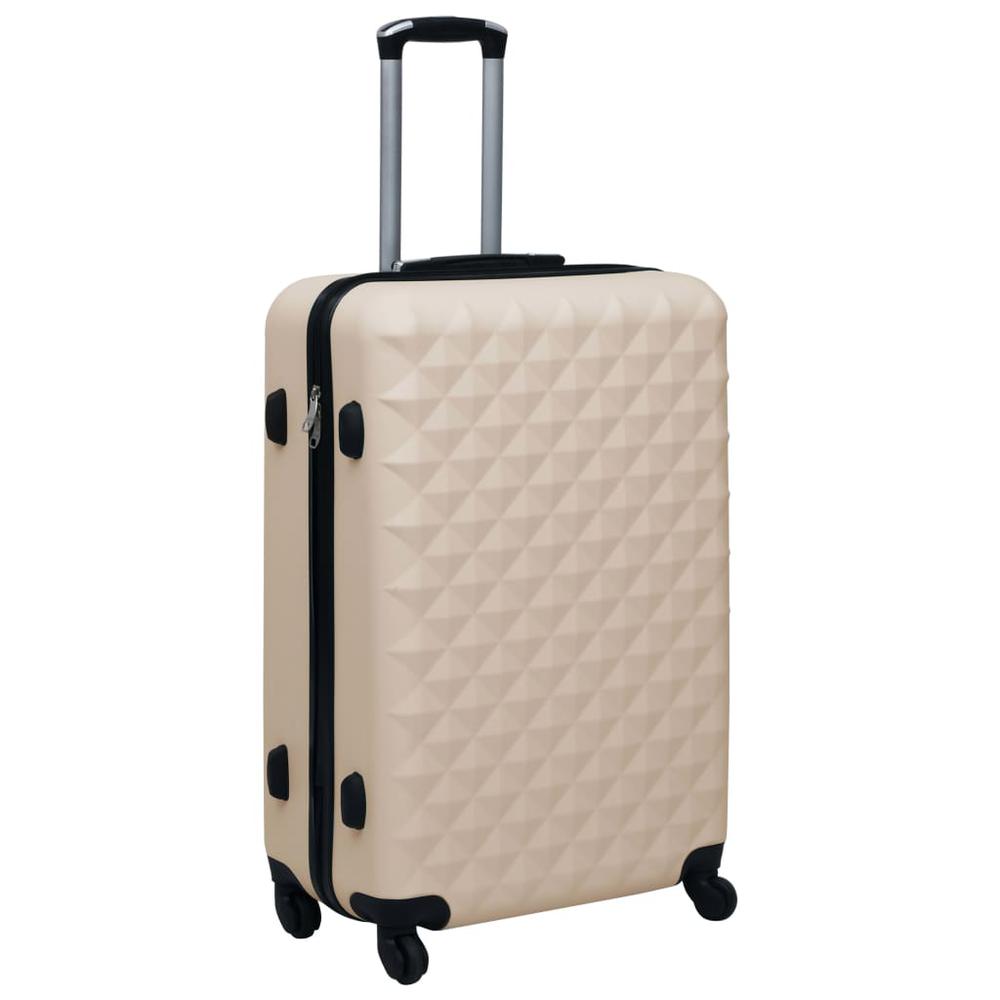 Hardcase Trolley Set 3 pcs Gold ABS. Picture 2