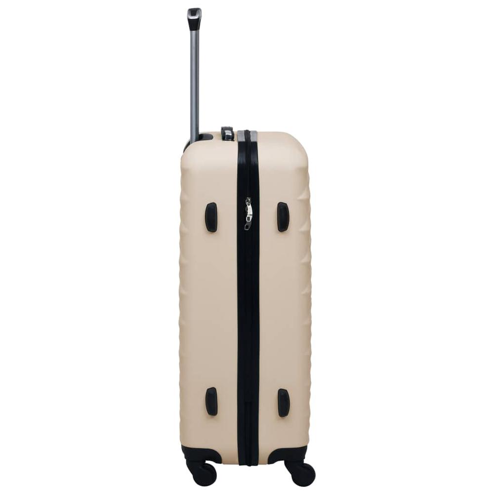 Hardcase Trolley Set 3 pcs Gold ABS. Picture 3